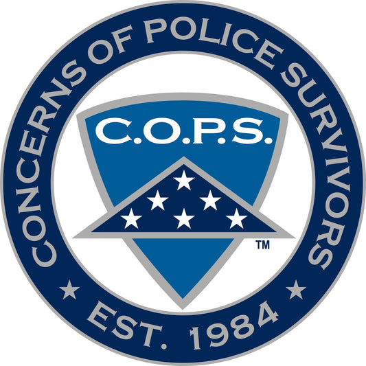 C.O.P.S. Round Sticker 2.5" x 2.5" Carstickers 