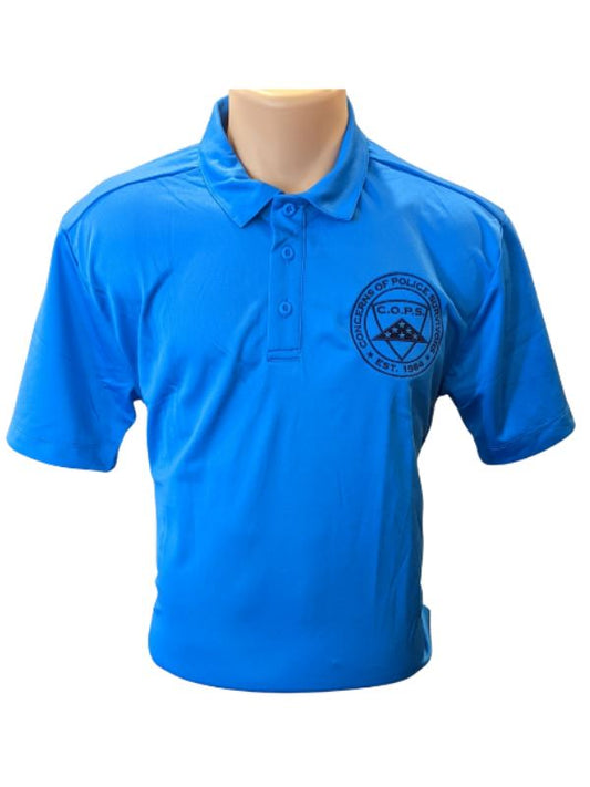 Performance Polo- Brilliant Blue (Clearance Item) 4 Imprint 