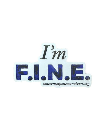 F.I.N.E. Sticker Carstickers 