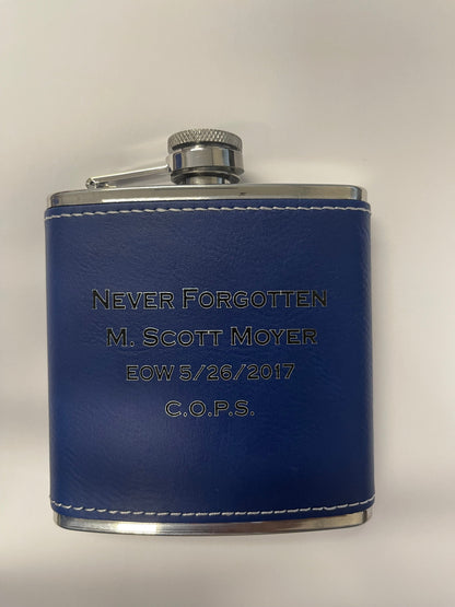 Customized 6oz Flask JDS 