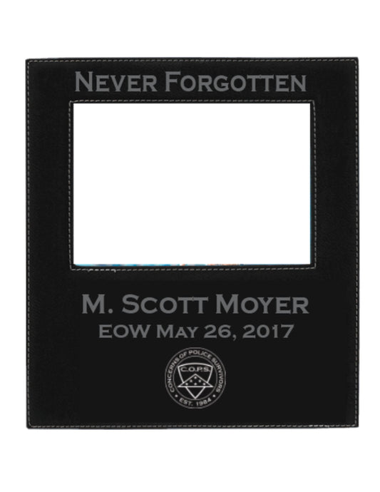 4" x 6" Customized Photo Frame JDS Black 