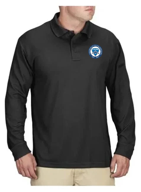 Black Long Sleeve Polo Tactical Gear 