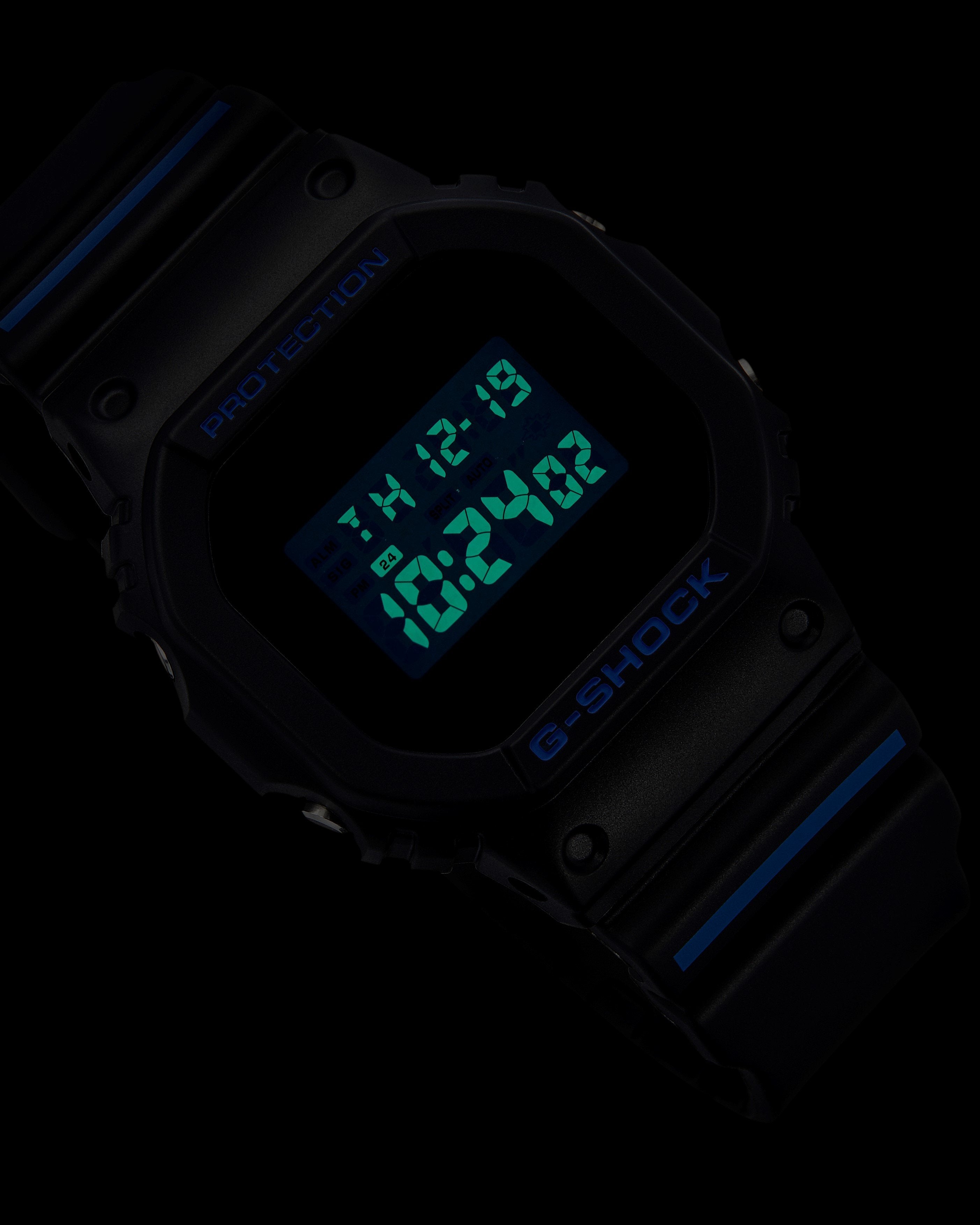 Thin blue shop line g shock